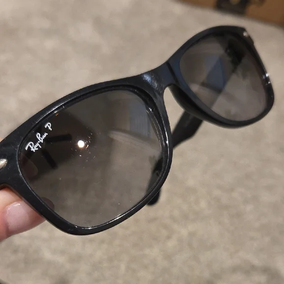 Ray-Ban Black Sunglasses with White Mickey Detail - Picture 2 of 7